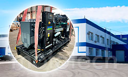 Aksa AD710. Аварийное электроснабжение молокозавода в Чувашской республике