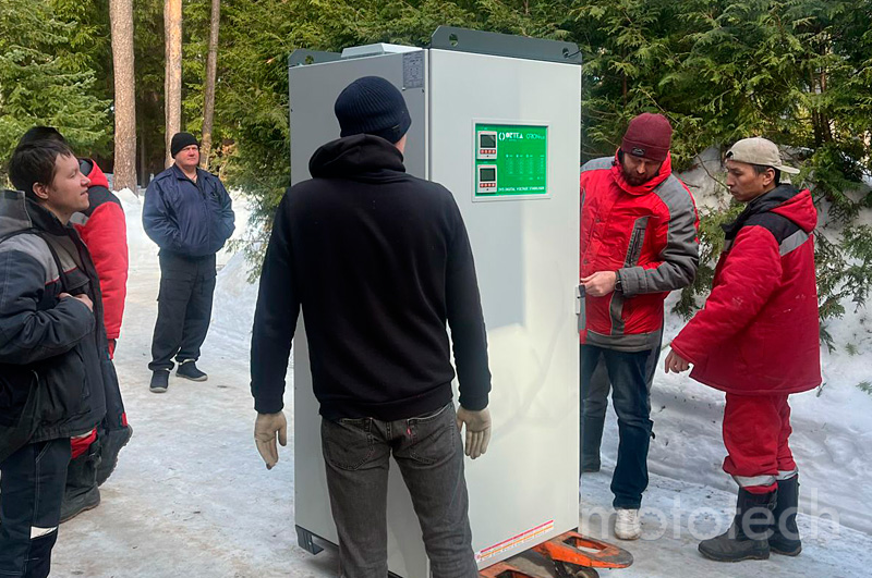 Ortea Orion Plus 250-15. Поставка стабилизатора напряжения для загородной резиденции